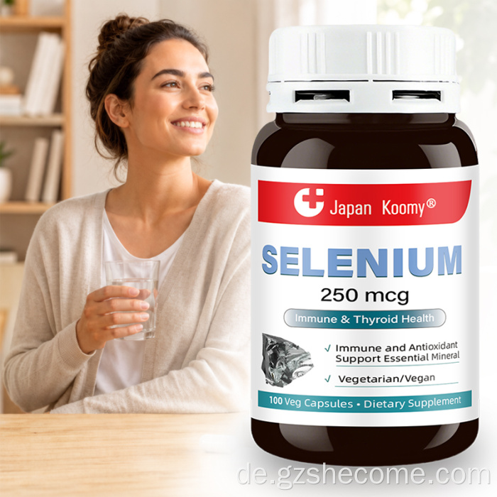 Shecome Selenium Capsules Immun-Antioxidans-Unterstützung